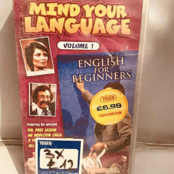 Płyta VHS film Mind Your Language: The Best Of - Volume 1