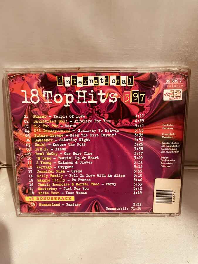 Płyta kompaktowa International 18 TOP aus den Charts CD