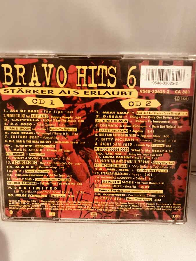 Płyta kompaktowa Bravo Hits 6 CD