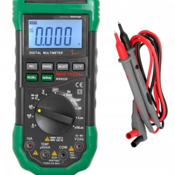 Miernik Mastech MS8229 dB Lux Temp Hz Automat 5w1