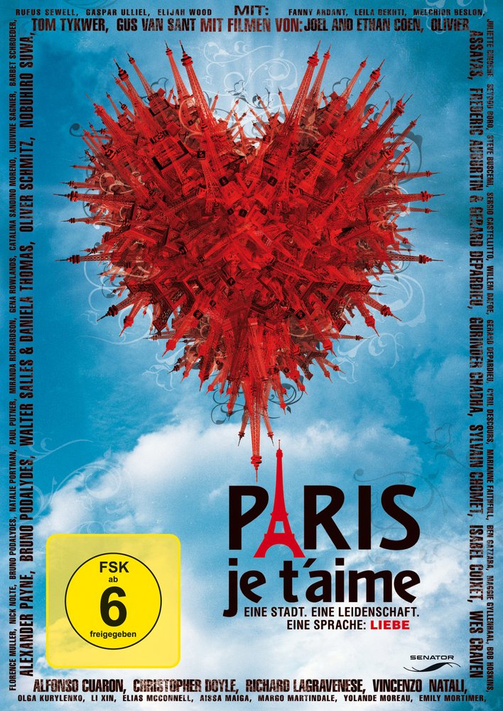 Płyta kompaktowa Paris je t'aime DVD