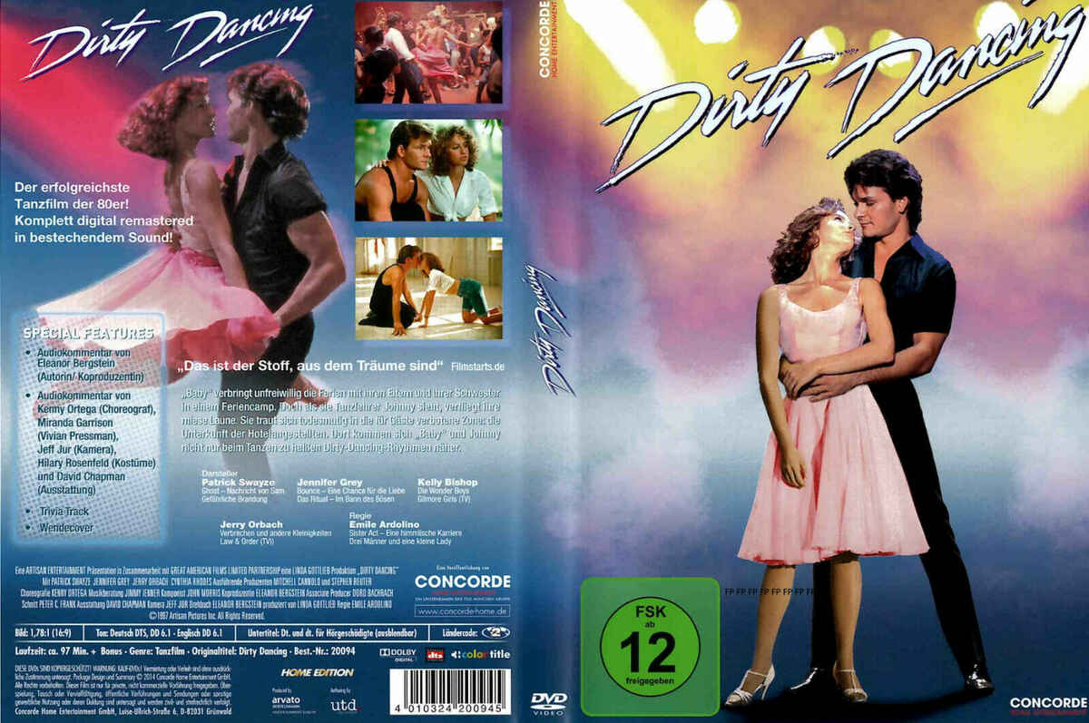 Płyta kompaktowa DIRTY DANCING Patrick Swayze Jennifer Grey DVD