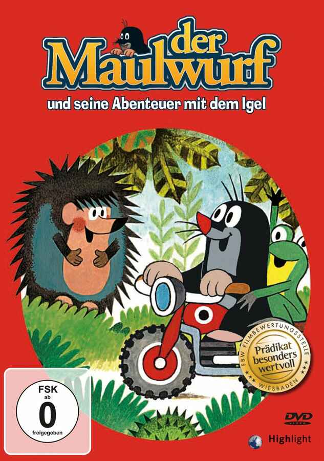 Płyta kompaktowa Der Maulwurf und seine Abenteuer mit dem Igel DVD
