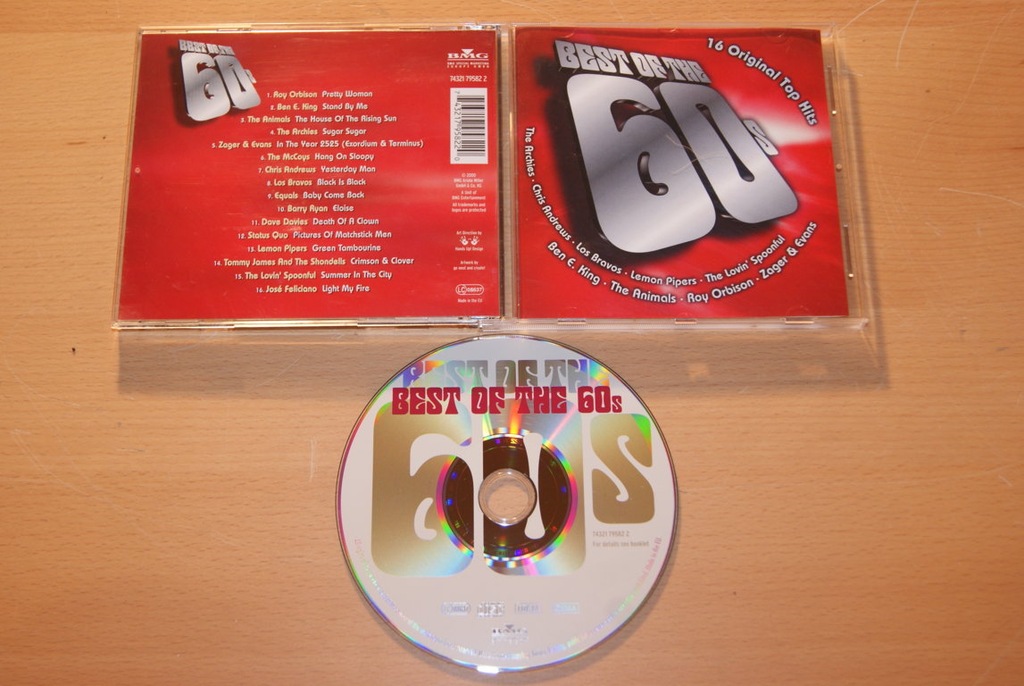 Płyta kompaktowa Best of the 60s The Archies 16 Orginal Top