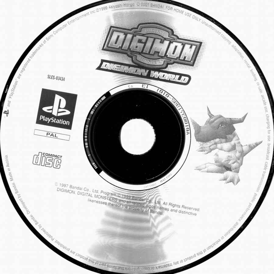 Płyta kompaktowa Digimon World Bandai PS CD