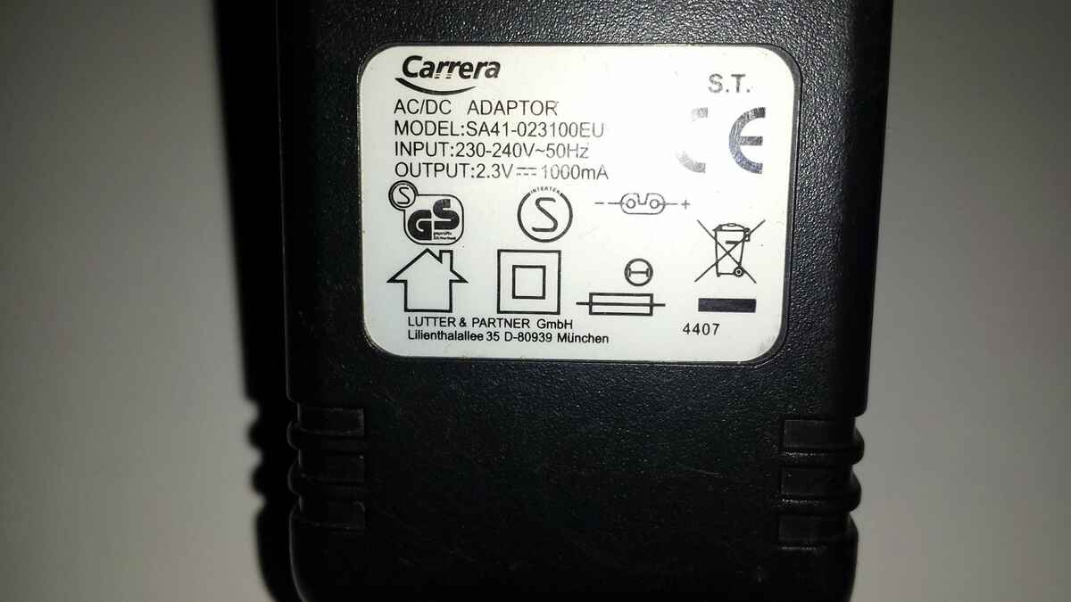 Ładowarka Carrera SA41-023100EU 2.3V 1000mAh