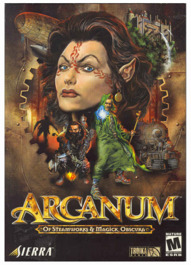 Płyta kompakotwa gra Arcanum Of Steamworks and Magick Obscura CD-ROM