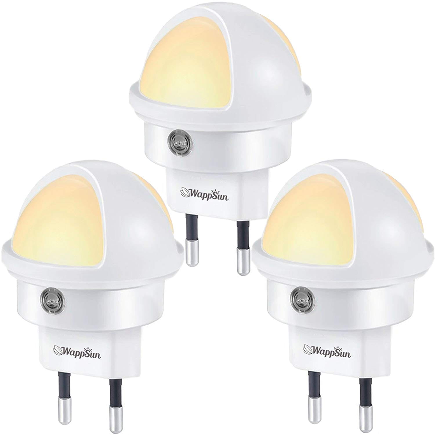 Lampka LED z czujnikiem zmierzchu do gniazdka 3 szt
