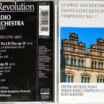 Płyta kompaktowa L. V. Beethoven - Piano Concerto No 2 Symphony No7 CD