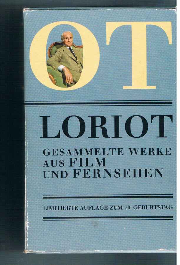 Kaseta VHS Loriot Gesammelte Werke auf VHS Kassetten 3