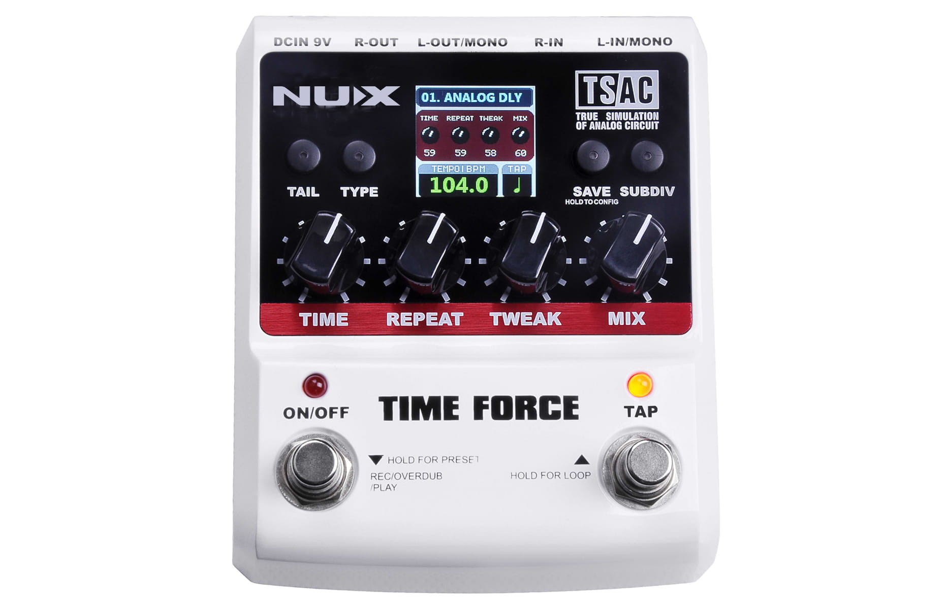 Efekt gitarowy NUXEFX Time Force Multi Digital Delay