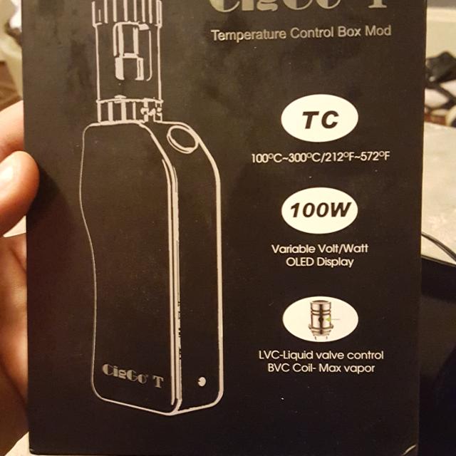 Box Mod CiGO T 100W TC BVC Coil Kit