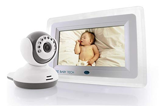 Niania elektryczna SafeBabytech monitor video 7 cali