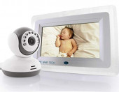 Niania elektryczna SafeBabytech monitor video 7 cali – zdjęcie 1