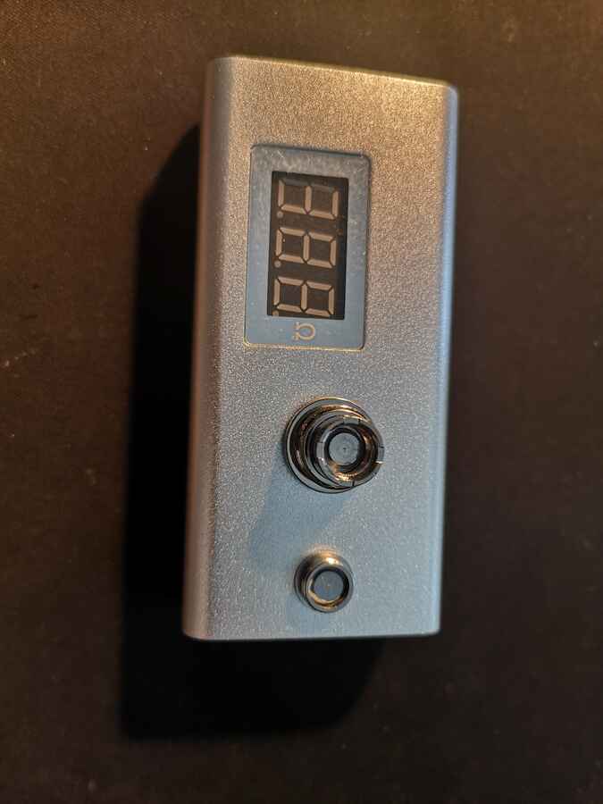 Miernik oporności do eCigs gwint 510 LCD EGO srebrny