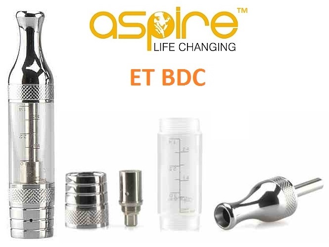 Atomizer clearomizer aspire BDC ET 3ml srebrny