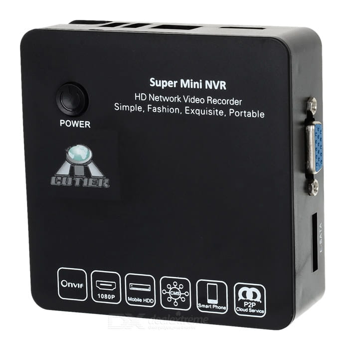 Mini NVR rejestrator/nagrywarka IP 8 kamer