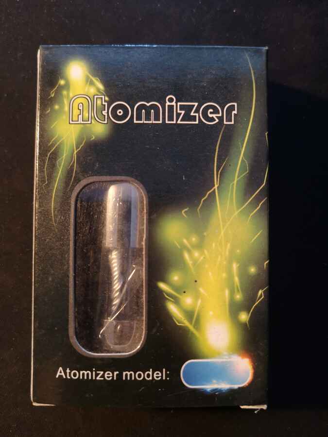 Atomizer clearomizer niebieski stalowy