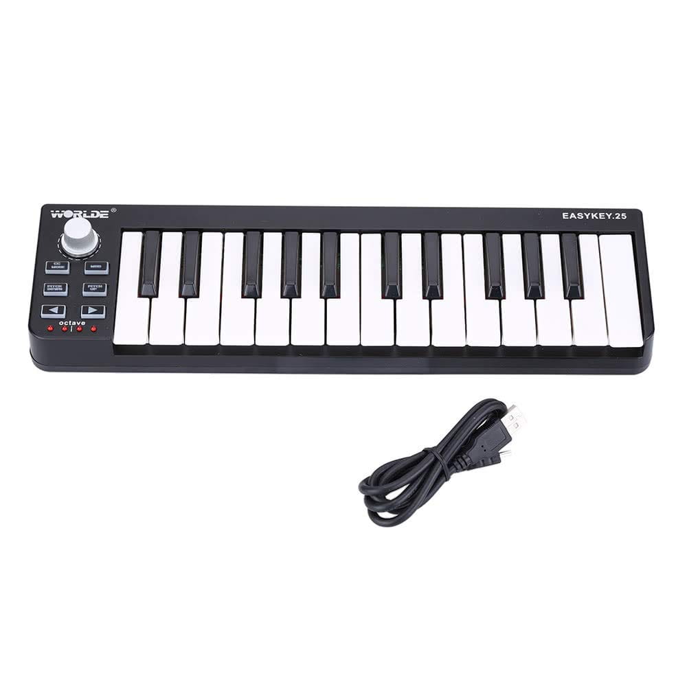 Przenośne kompaktowe pianino WORLDE EASYKEY 25 USB