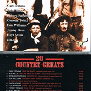 Płyta kompaktowa muzyka 20 Country Greats 12 Carl Perkins CD