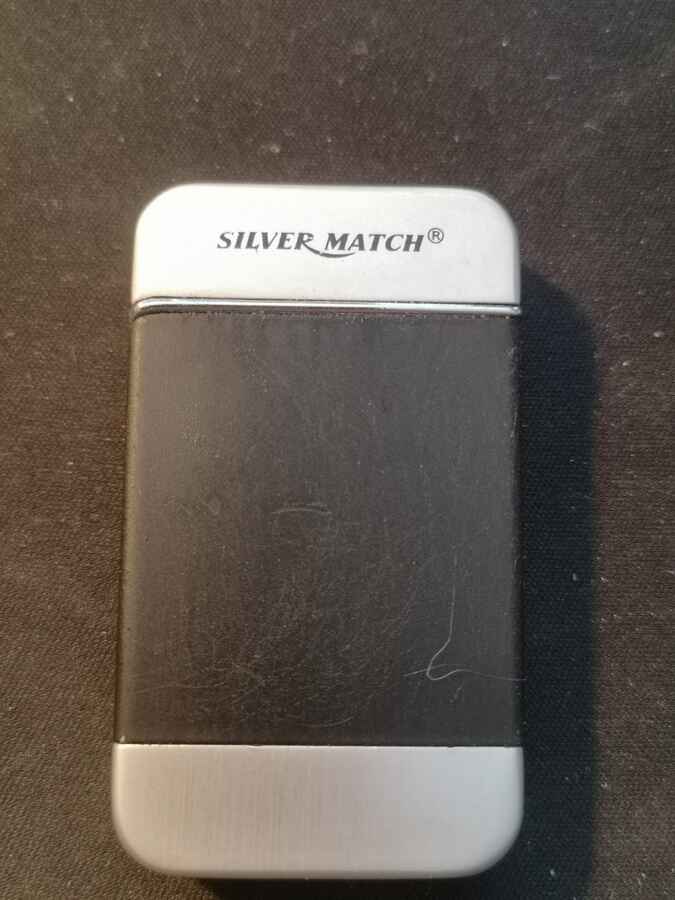 Zapalniczka żarowa SilverMatch niemiecka czarno-srebrna