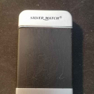 Zapalniczka żarowa SilverMatch niemiecka czarno-srebrna