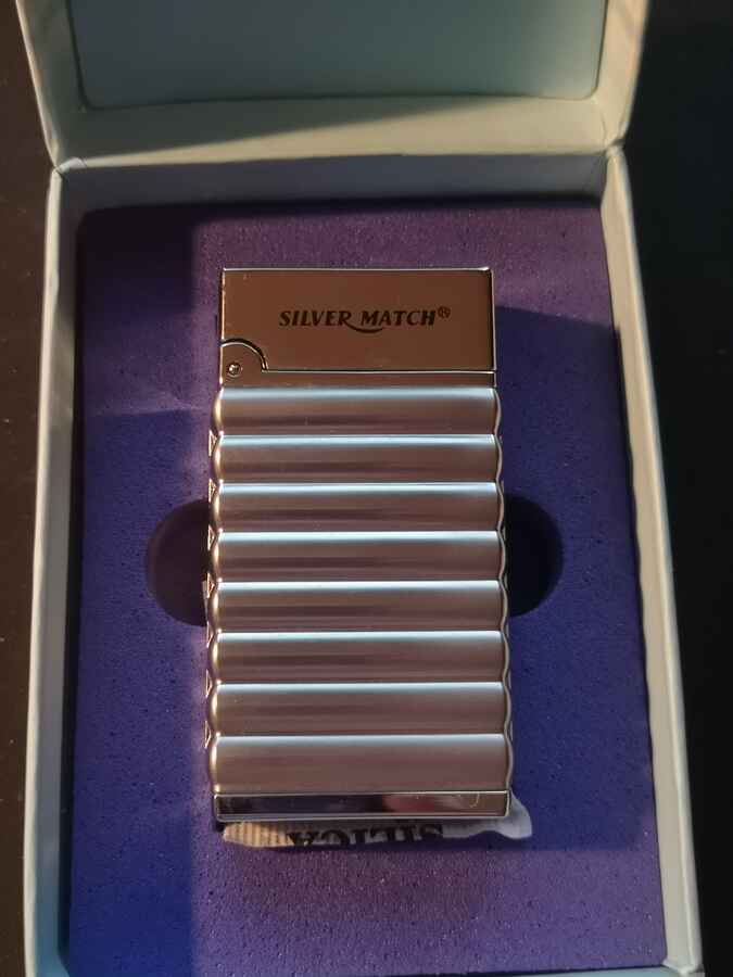 Żarowa zapalniczka niemiecka SilverMatch srebrna