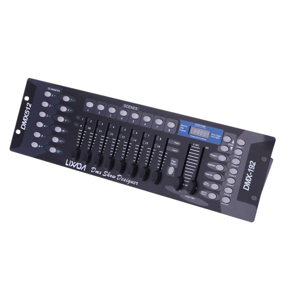 Kontroler do oświetlenia scenicznego DMX Lixada JM-C08 192-kanałowa