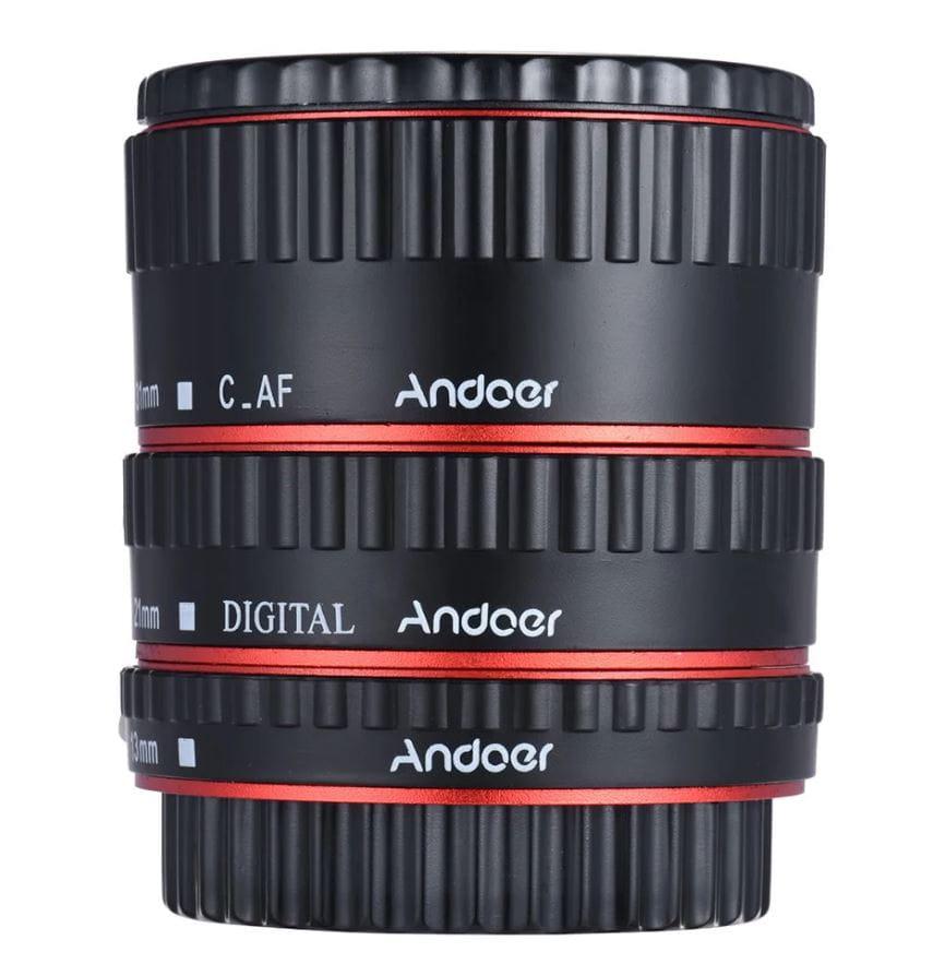 Pierścienie pośrednie adapter do Canon EOS EF EF-S 60D 7D 5D II 550D AF RED