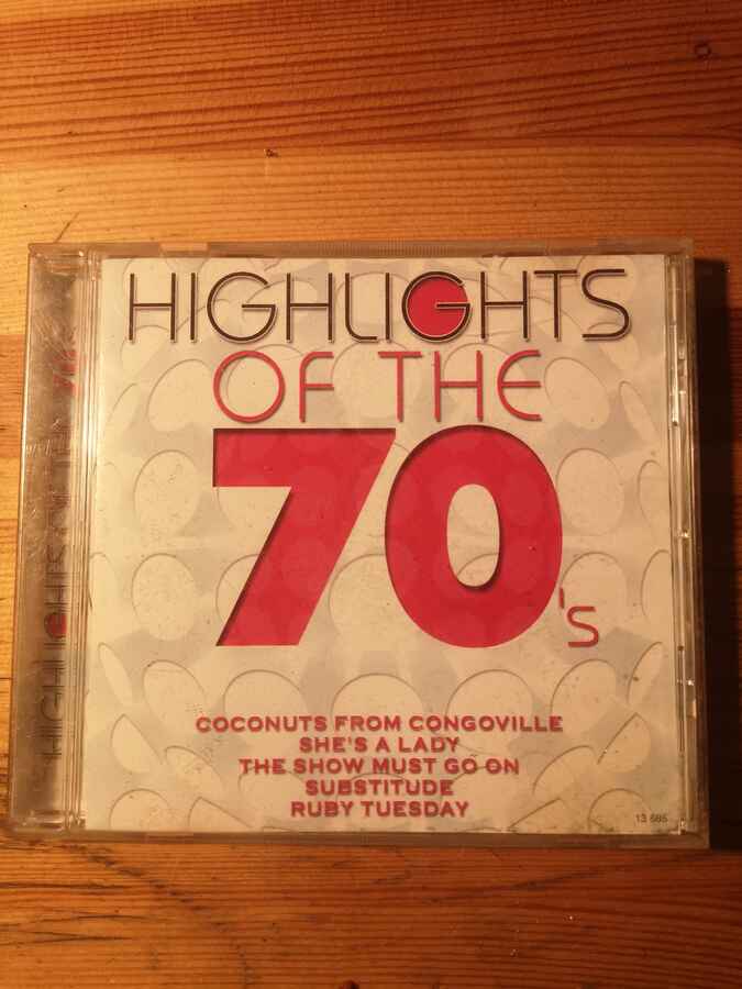 Płyta kompaktowa Highlights of the 70s CD