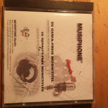 Płyta kompaktowa Musiphone 55 Gema-Freie CD