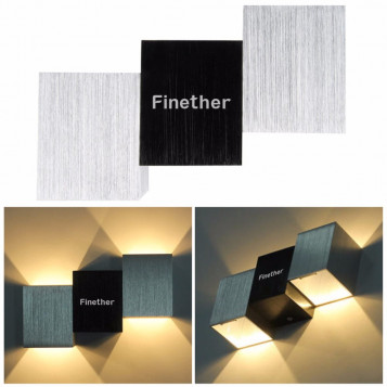 Lampa ścienna kinkiet 3 LED 6W nowoczesna