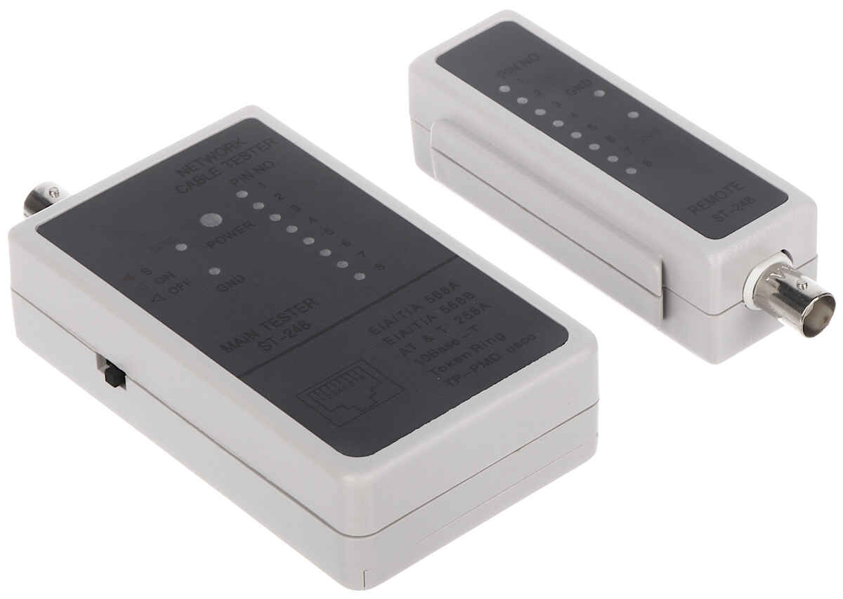 Tester do kabli przewodów antenowych ST-248 RJ45