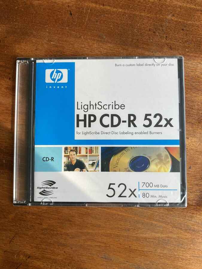 Płyta kompaktowa CD HP Invent CD-R 52x w opakowaniu
