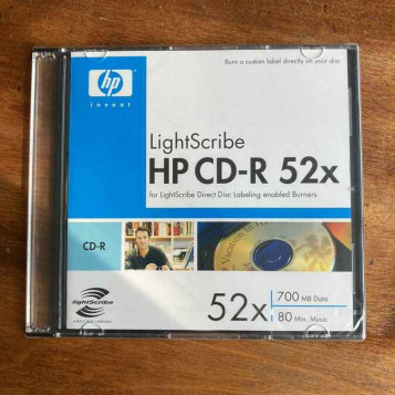 Płyta kompaktowa CD HP Invent CD-R 52x w opakowaniu