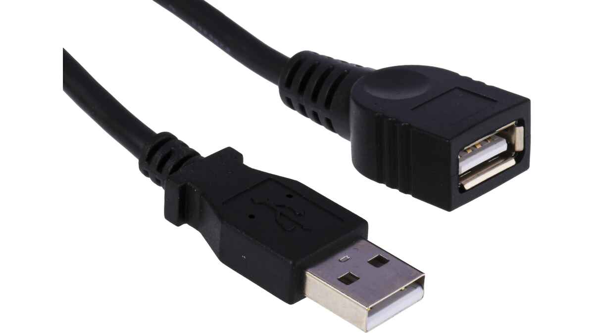 Przewód kabel przedłużający USB-USB 2.0 1.5m