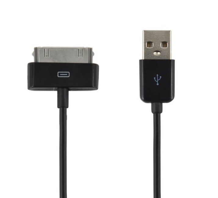 Kabel do transmisji danych iPhone 4 iPod iPad 1m USB 2.0-Lightning czarny
