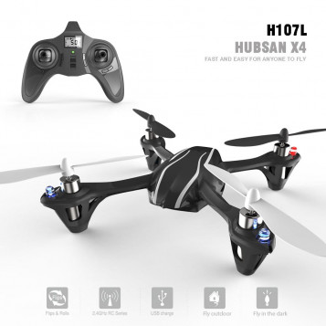 Multicopter Dron HUBSAN X4 H107L Kamera Czarno-biały