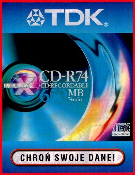 Płyta kompaktowa TDK CD-R74 650MB