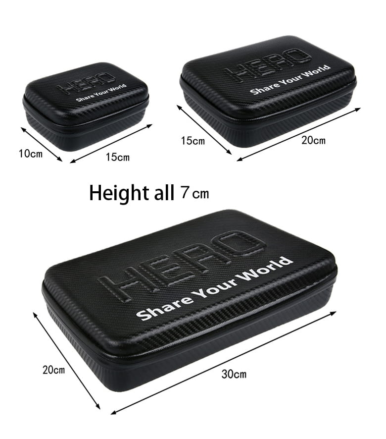Wodoodporna walizka do GoPro Hero 5/4/3/2 SJ4000 Xiaomi Yi Andoer 1szt