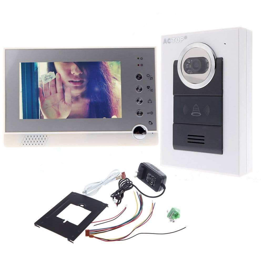 Wideofon bezprzewodowy Videofon 7 cali LCD Docooler