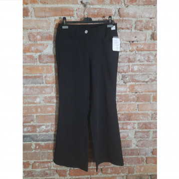 Eleganckie spodnie damskie z luźnego materiału Basic Line Casual Wear
