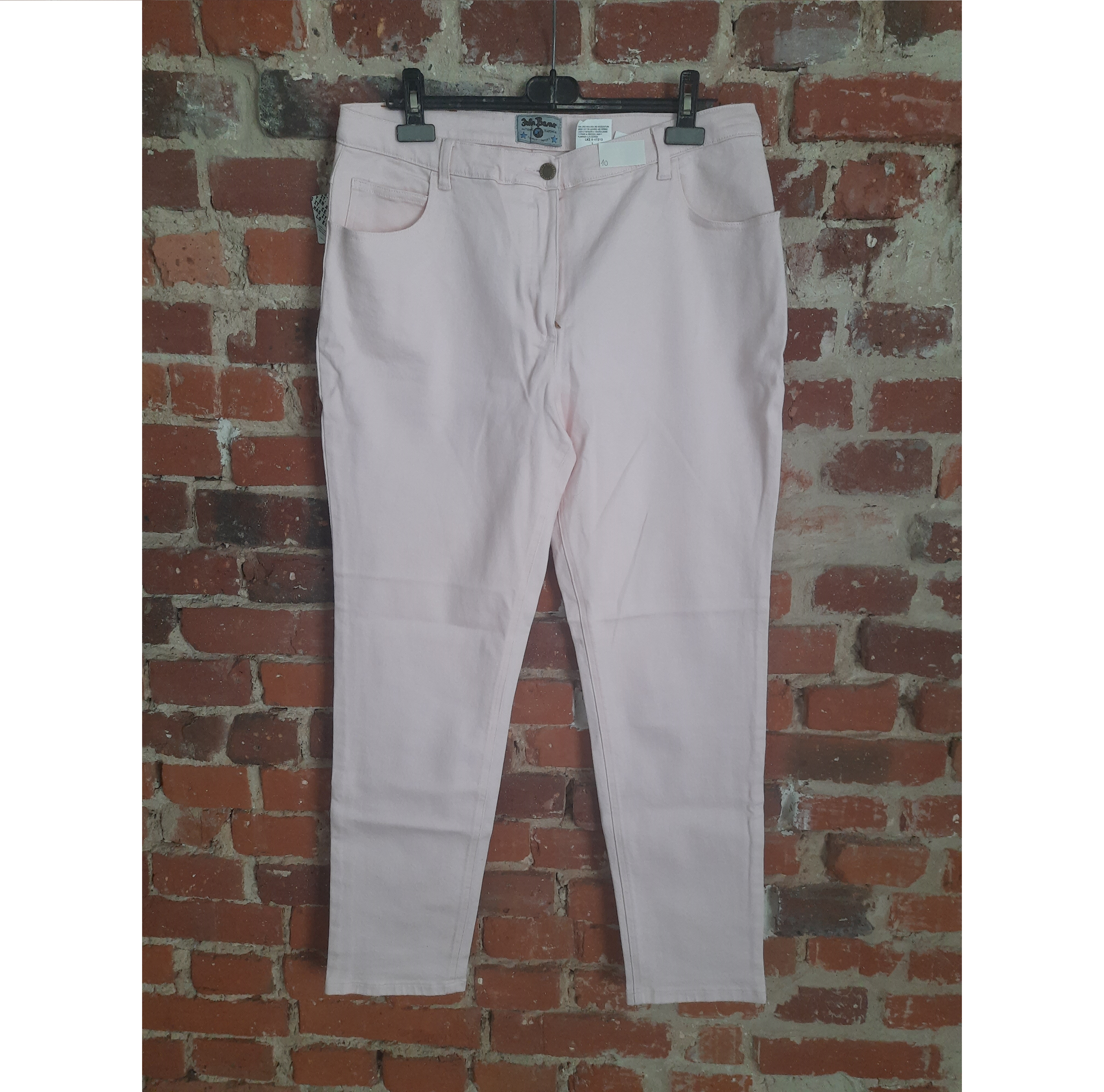 Spodnie damskie jeansowe w kolorze różowym John Baner Jeanswear