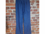 Luźne spodnie damskie jeansowe ze ściągaczami Casual Wear – zdjęcie 1
