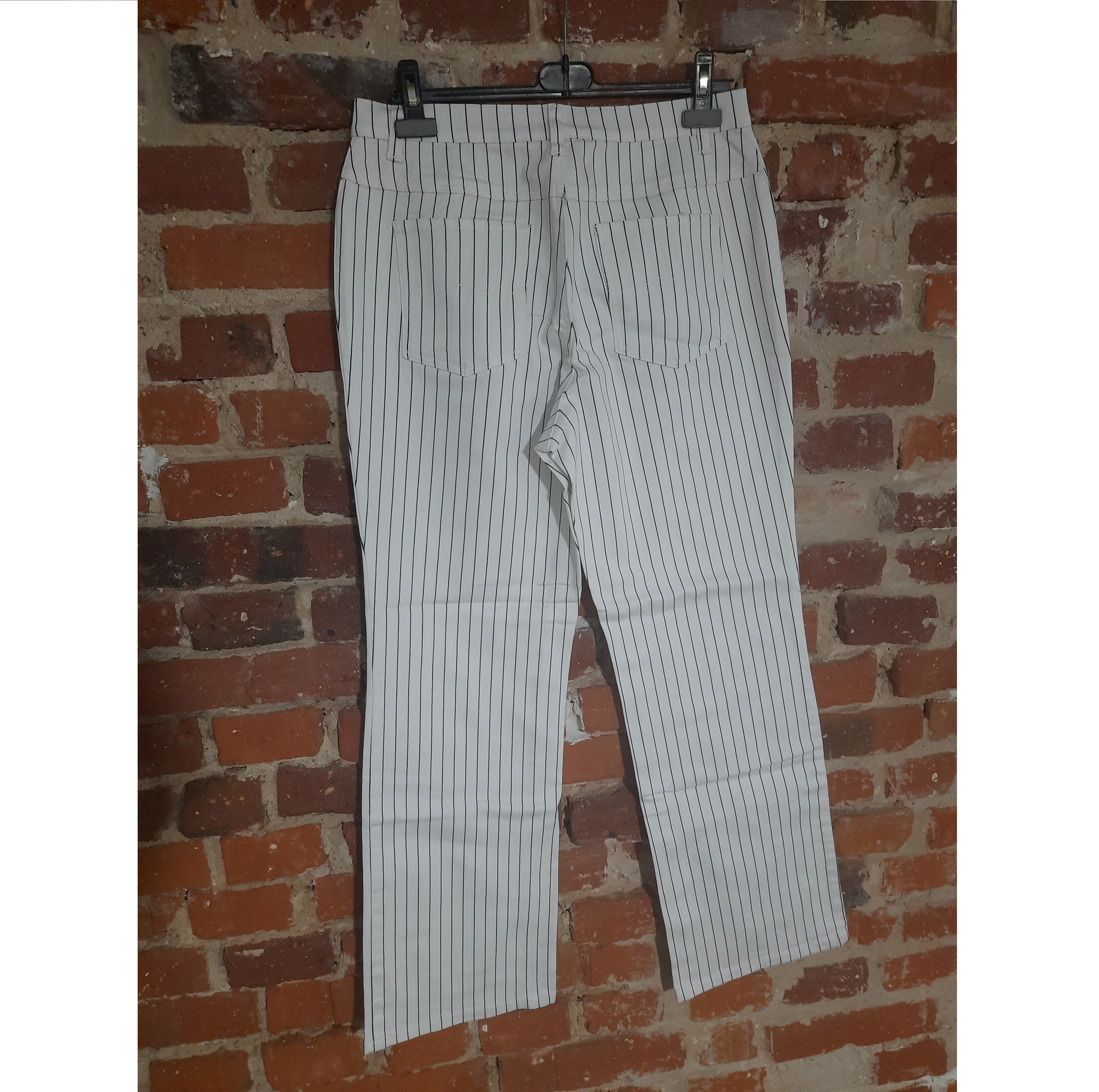 Spodnie damskie jeansowe w paski Outdoor John Baner