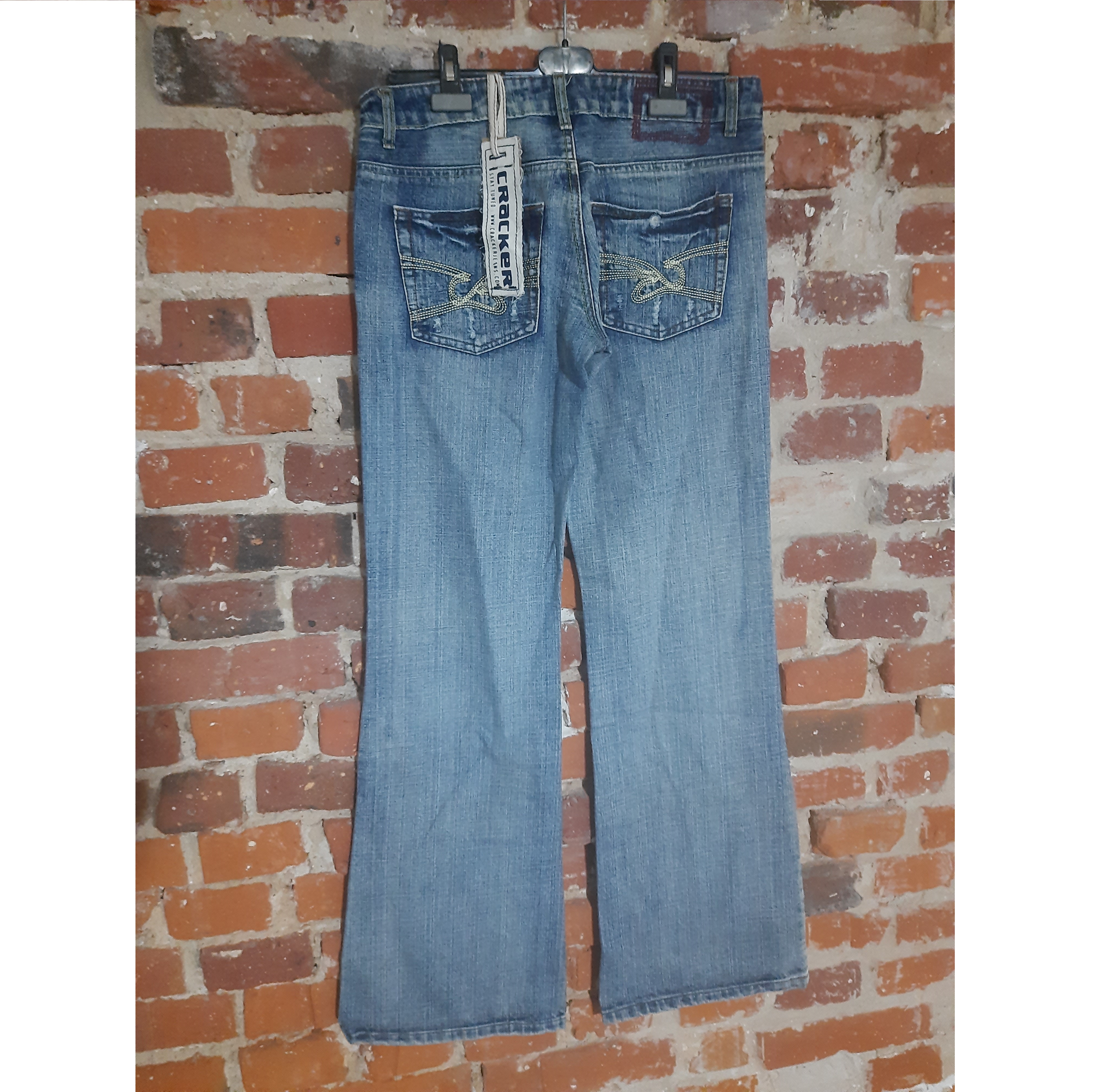 Spodnie damskie jeansowe dzwony Cracker Jeans