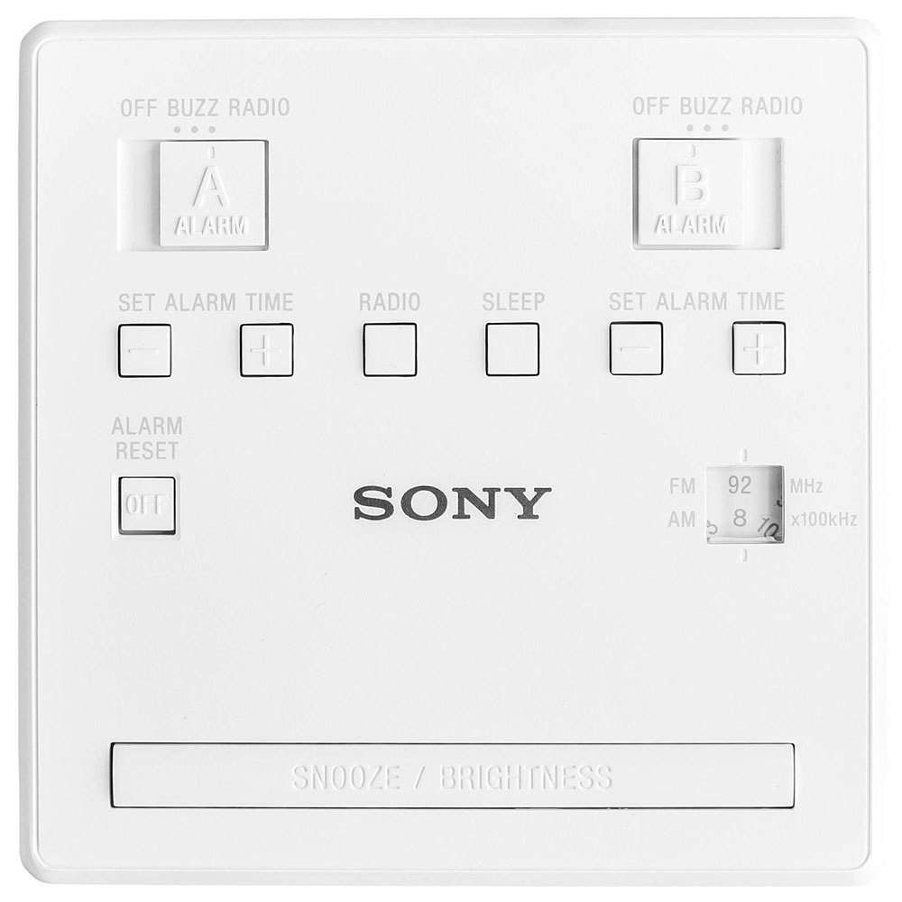 Radiobudzik z wyświetlaczem LED FM/AM SONY ICF-C1
