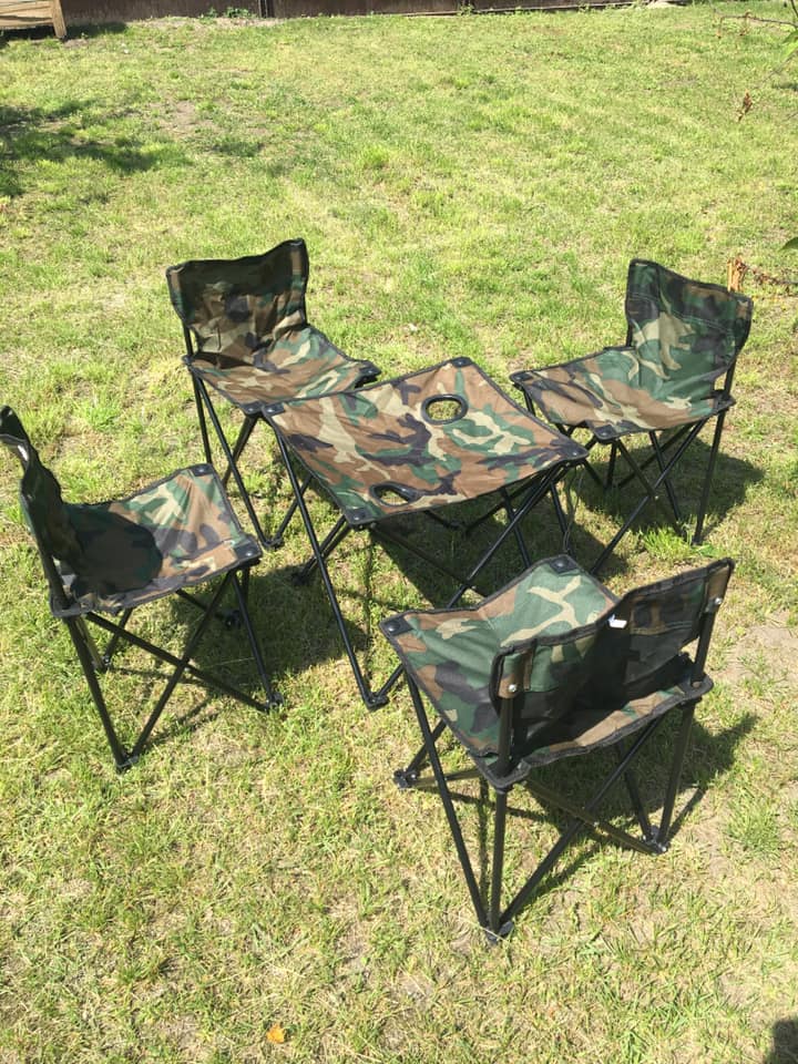 Komplet turystyczny na ryby torba super na piknik