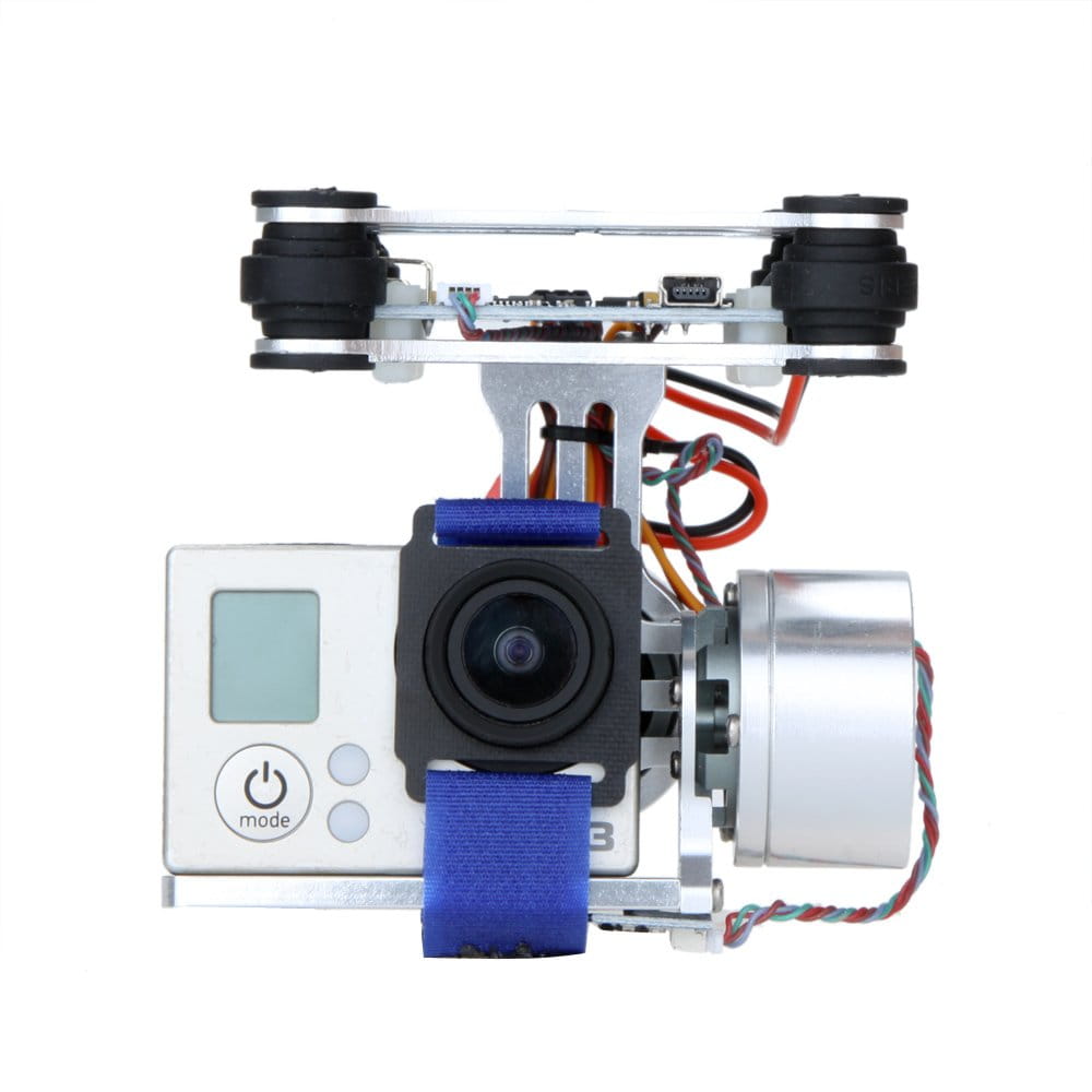 Gimbal 2D DRON GoPro 3 DJI Phantom 1 2 Walkera X350 Pro Czarna