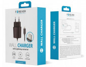 Uniwersalna ładowarka sieciowa Forever z kablem Lightning Iphone USB 2A – zdjęcie 2